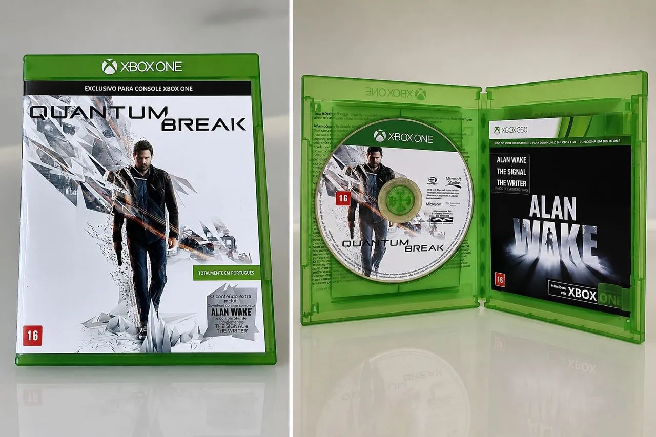 Quantum Break Xbox One Original Completo + Alan Wake
