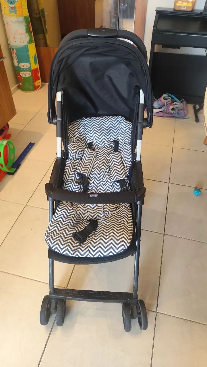 Carrinho bebê Chicco c/ almofada extra