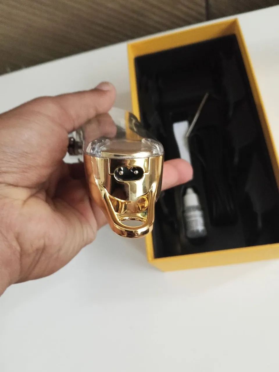 Máquina de Corte Kemei KM-1829 - Profissional e Recarregável  - Foto 5