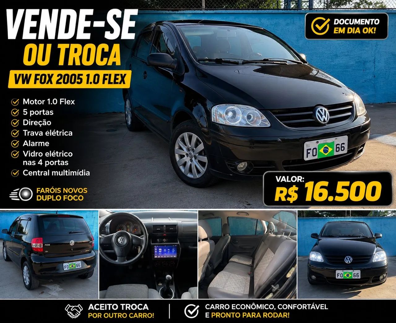 Volkswagen Fox City 1.0 MI/ 1.0mi Total Flex 8V 5P 2005
