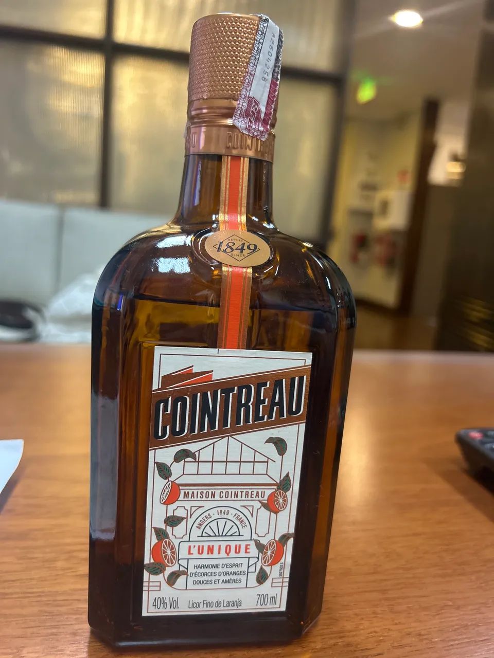 Cointreu garrada licor