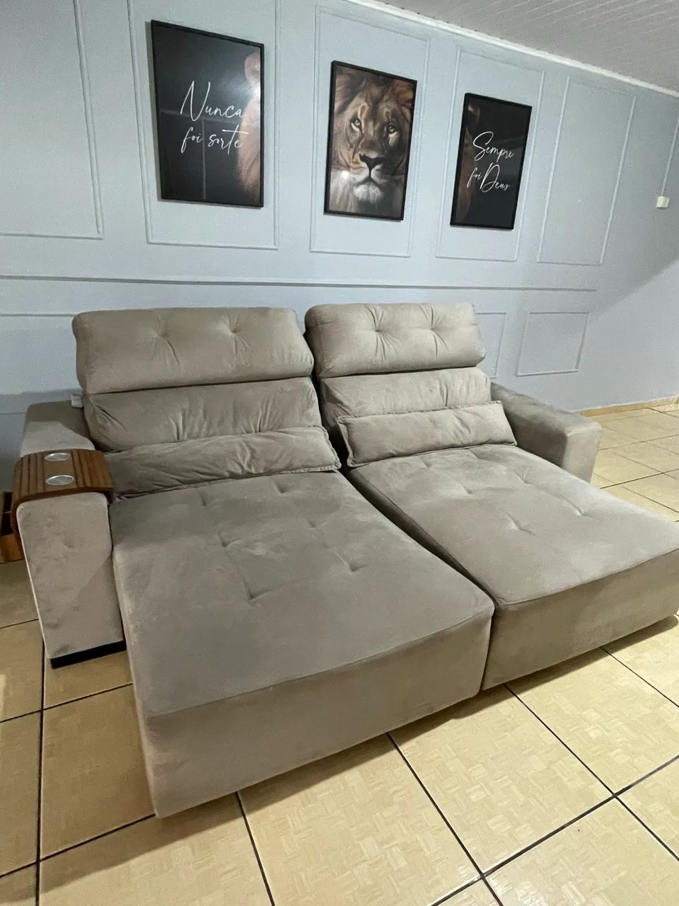 Sofá cama retrátil e reclinável  - Foto 2