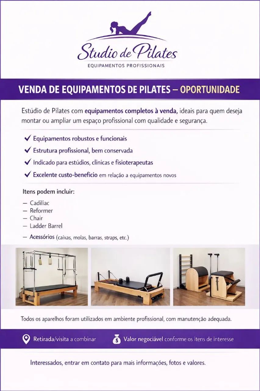 Equipamentos de pilates 