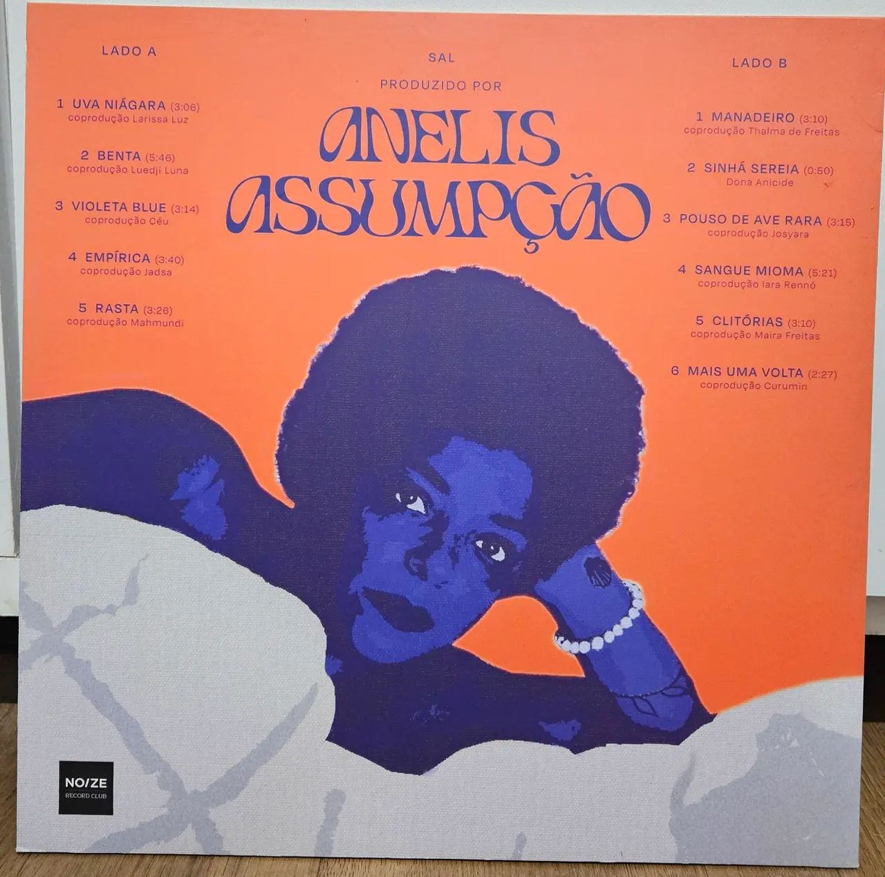 LP Disco de Vinil - Anelis Assumpção - Sal - Noize - Foto 2