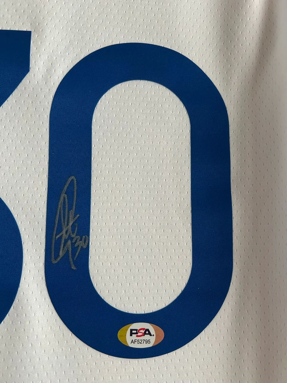 Jersey autografada Stephen Curry certificado psa 