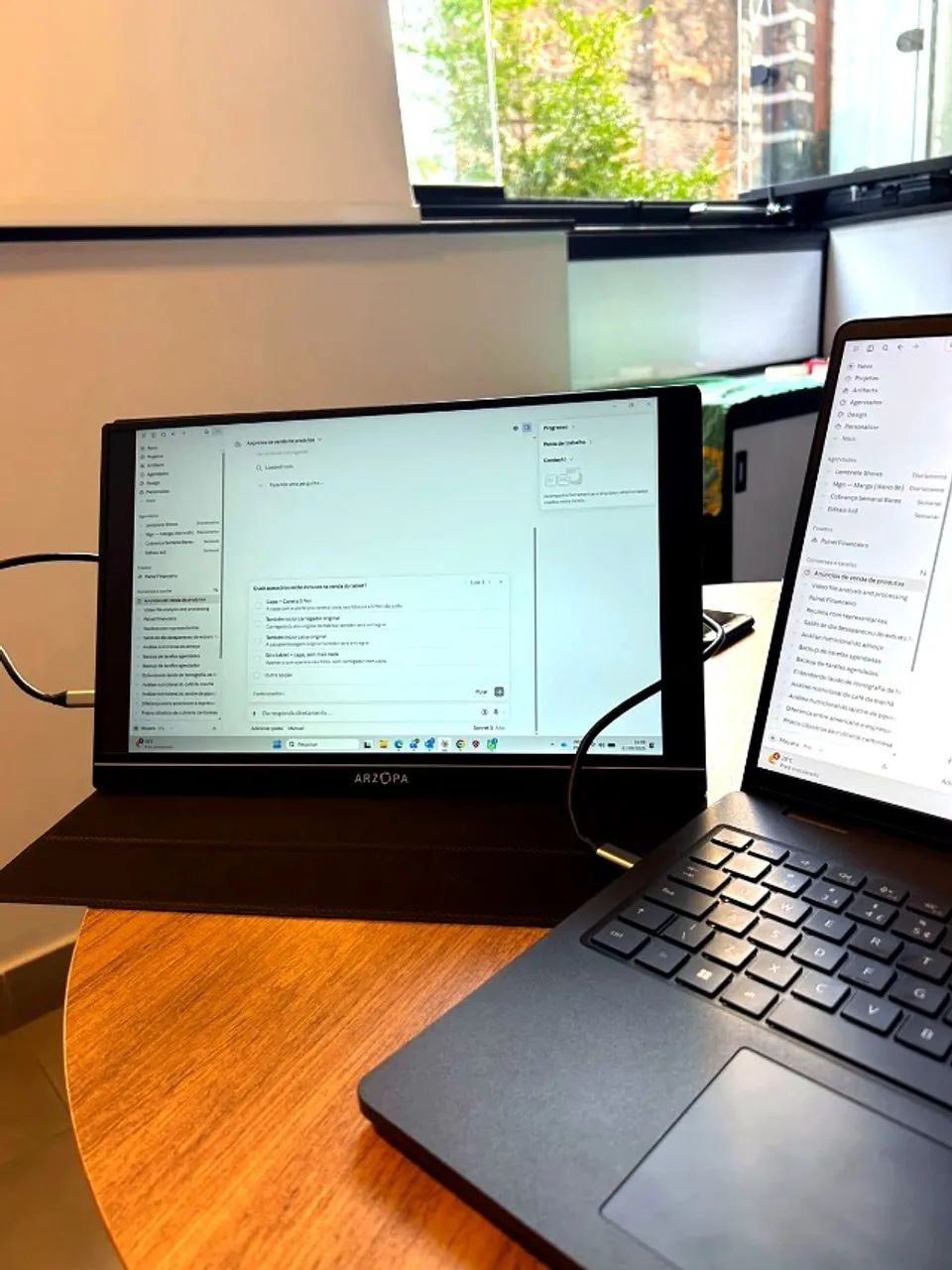 Monitor Portatil Arzopa S1 Table 15.6 Full HD - Completo com Caixa - Foto 2