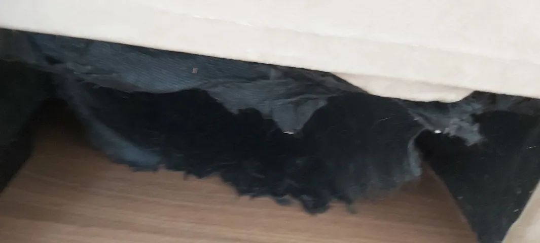 Sofá retrátil bege - Foto 4