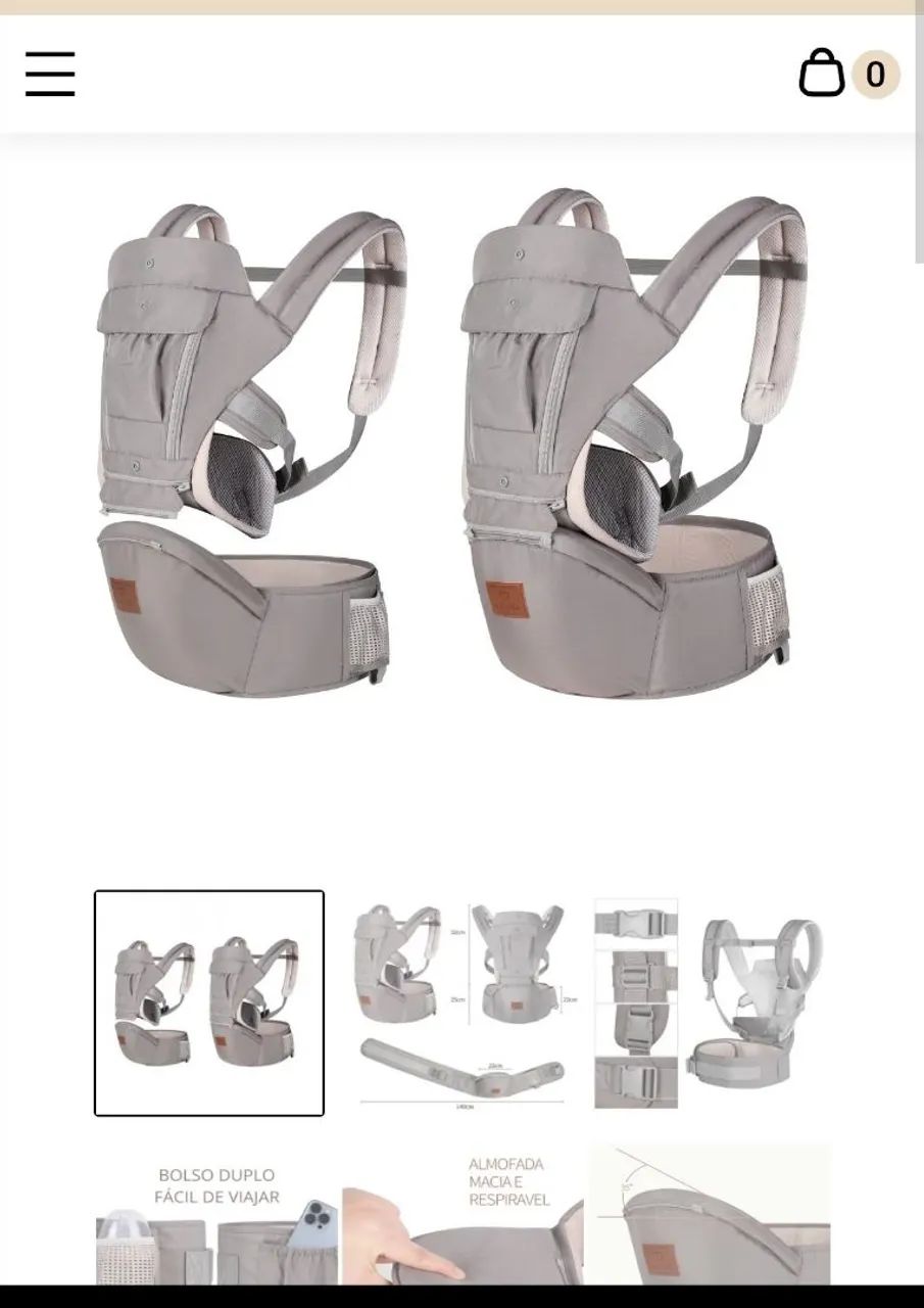 Canguru ergonômico
