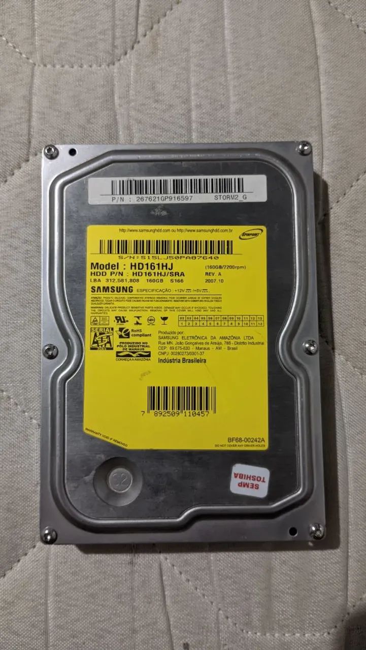 HD 160GB SAMSUNG