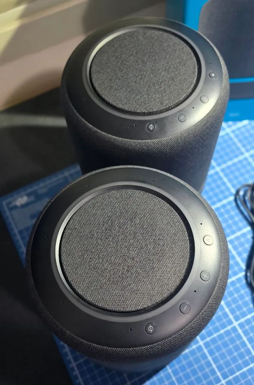 Conjunto duas Alexa Echo Studio para home theater - Aparelhos de