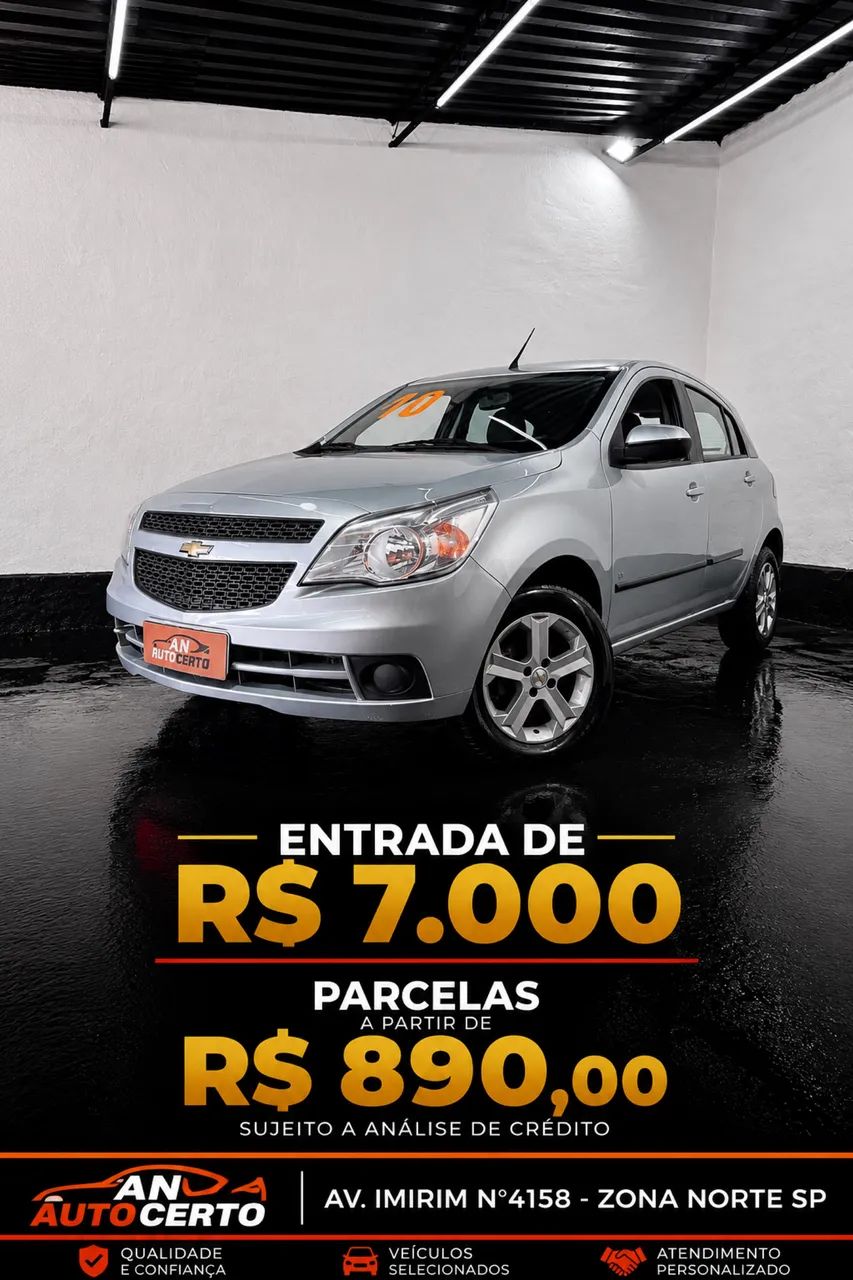 Chevrolet Agile AGILE LT 1.4 MPFI 8V FlexPower 5p 2010