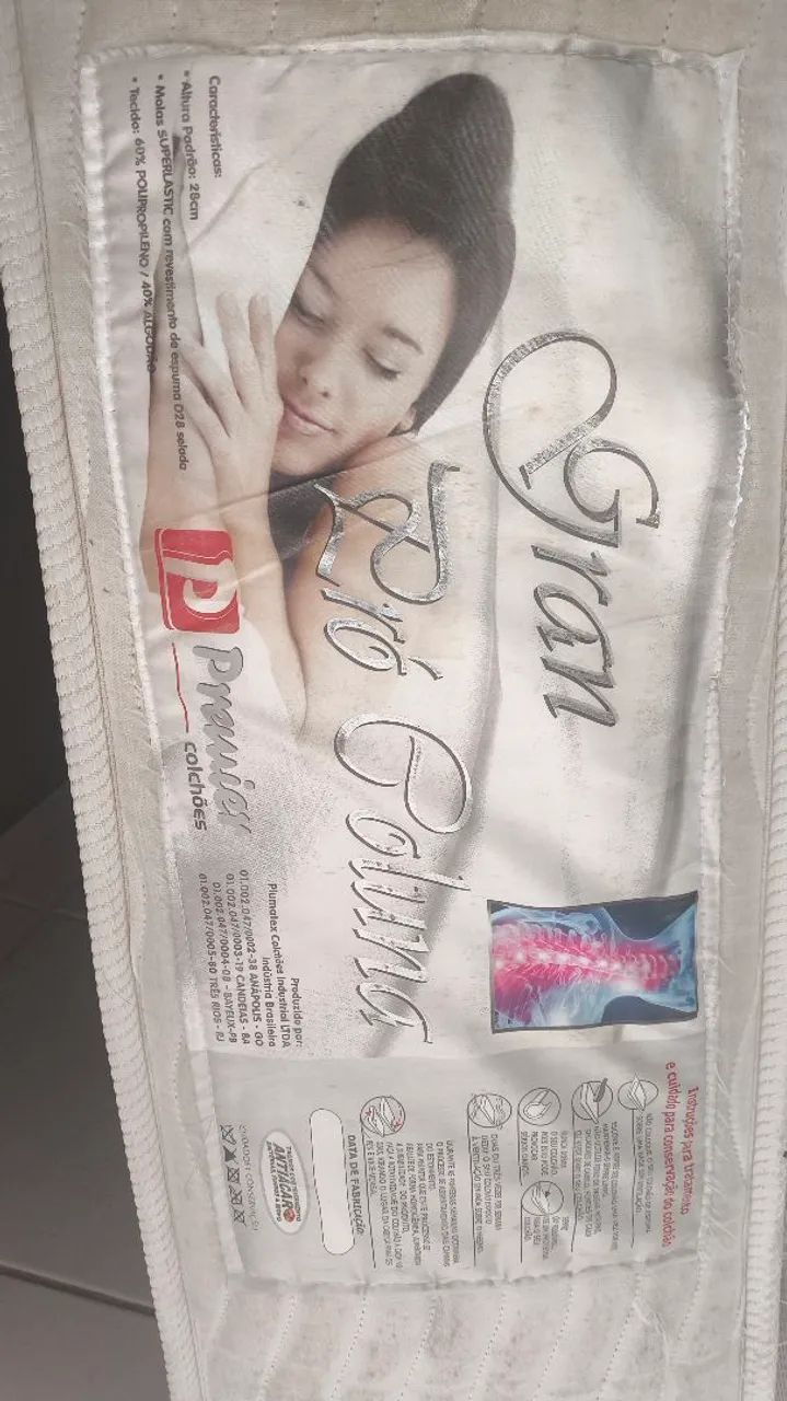 Colchão de casal de mola  - Foto 2