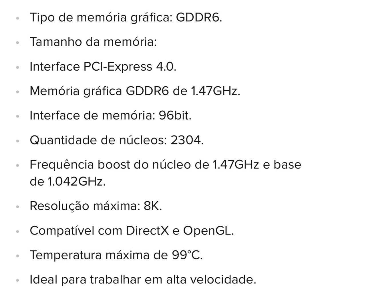 PLACA DE VÍDEO RTX 3050 8 GIGAS  - Foto 3