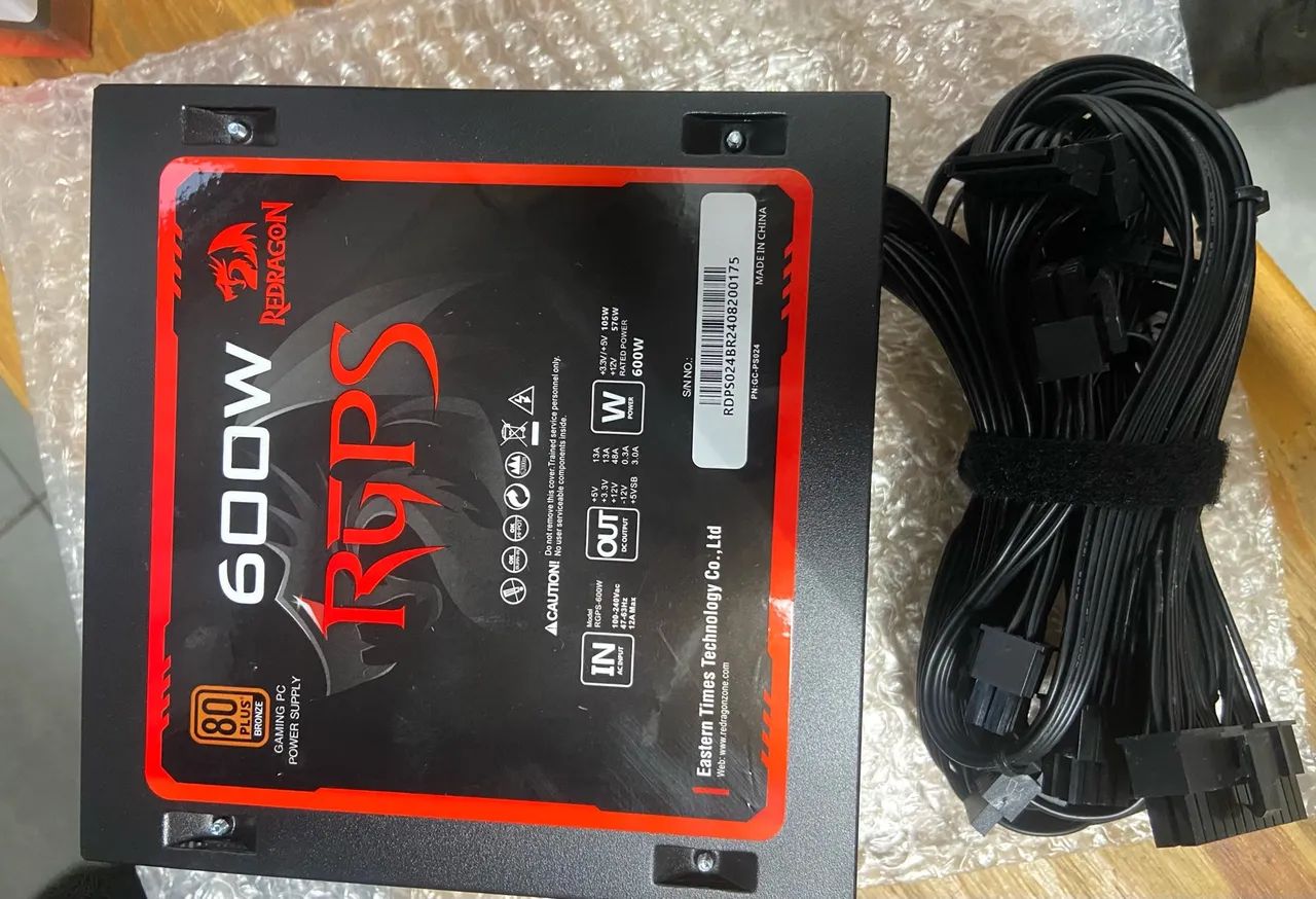 KIT PC GAMER: GABINETE, FONTE, TECLADO, MOUSE E MOUSE PAD - Foto 4