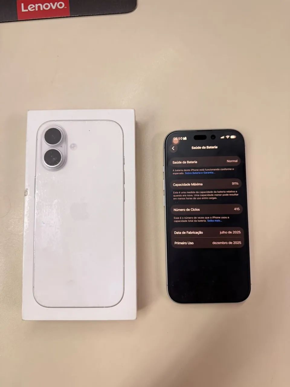 Iphone 17 256GB Branco - Foto 4
