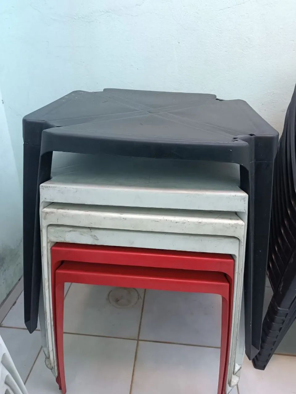 Jogo de Mesa com Cadeiras Plástico  - Foto 4