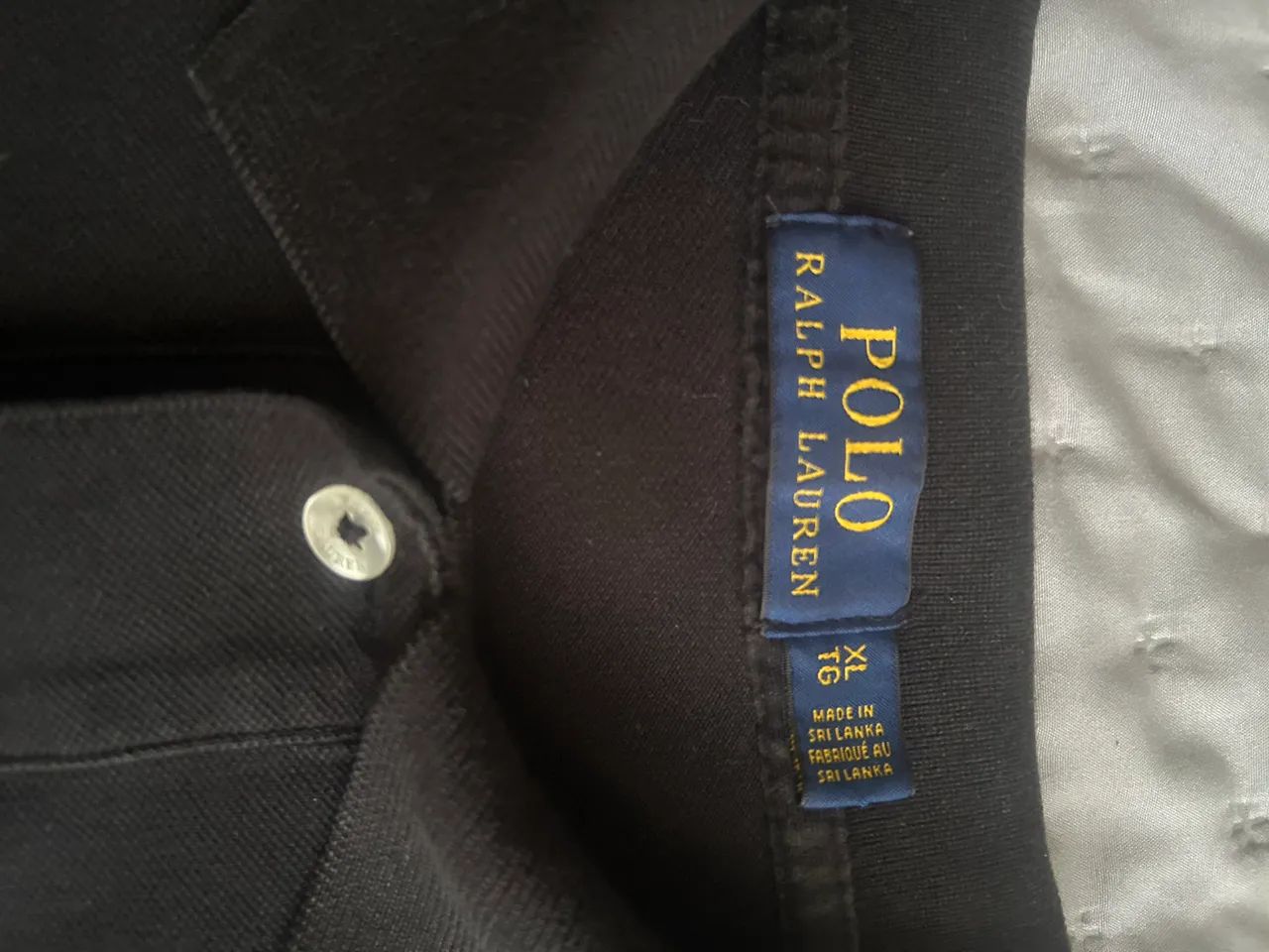 Polo ralph lauren preta XL 
