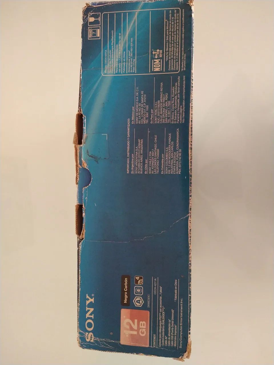 Caixa vazia do vídeo game Playstation 3 super slim - favor ler anúncio e fotos  - Foto 3