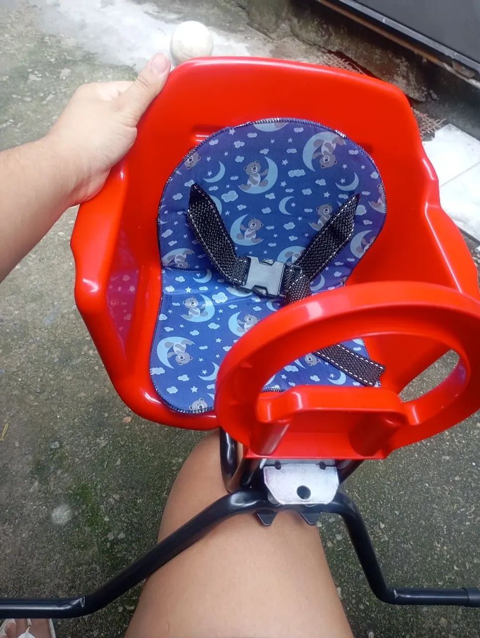Cadeirinha de bicicleta dianteiro - Foto 2