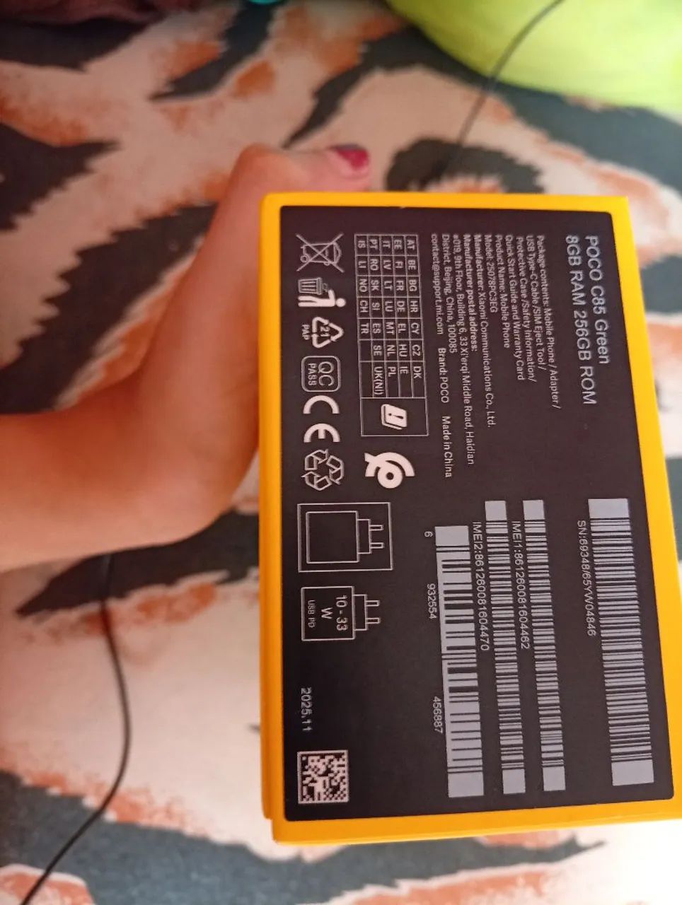 Caixa de celular vazia poco c85 - Foto 3