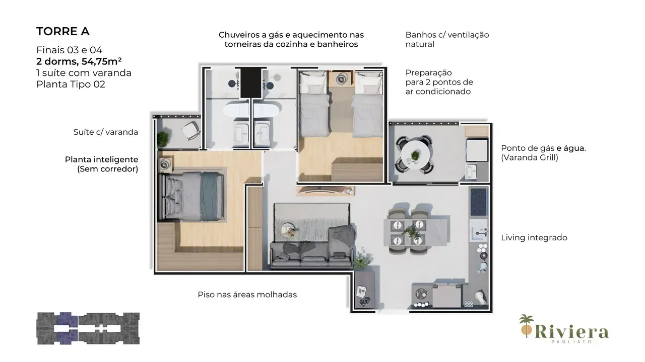 PLANTA 54m²