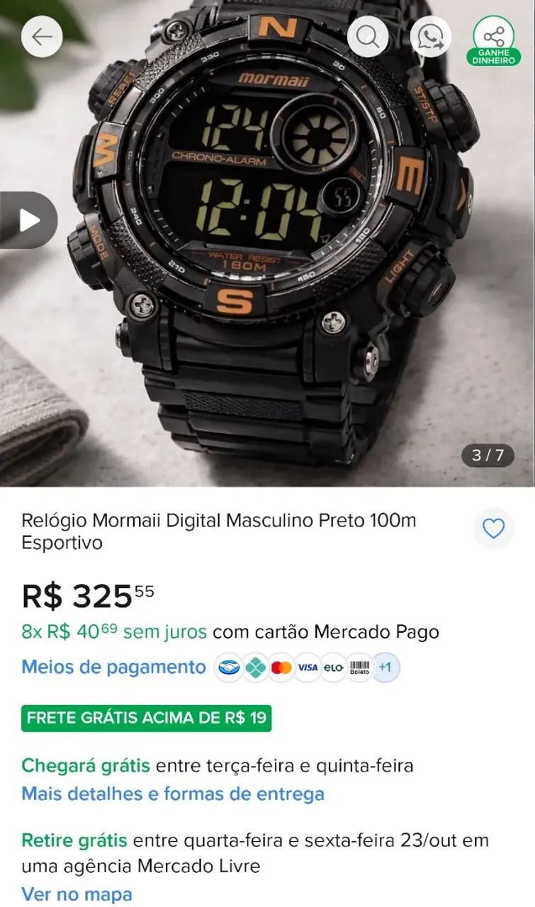 Relógio mormaii novo!!  - Foto 3