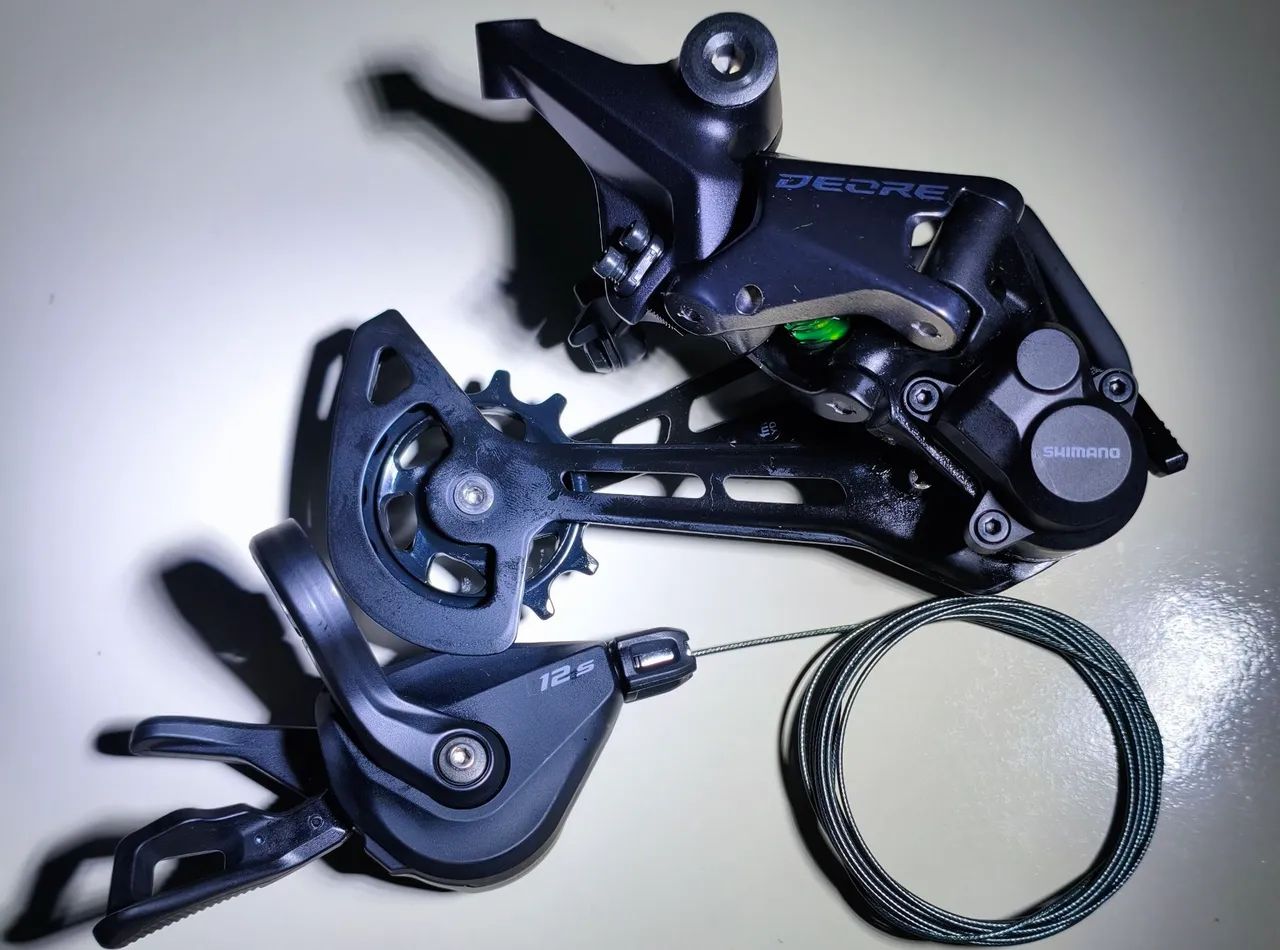 Câmbio e passador Shimano deore 6100 12 velocidades  - Foto 5