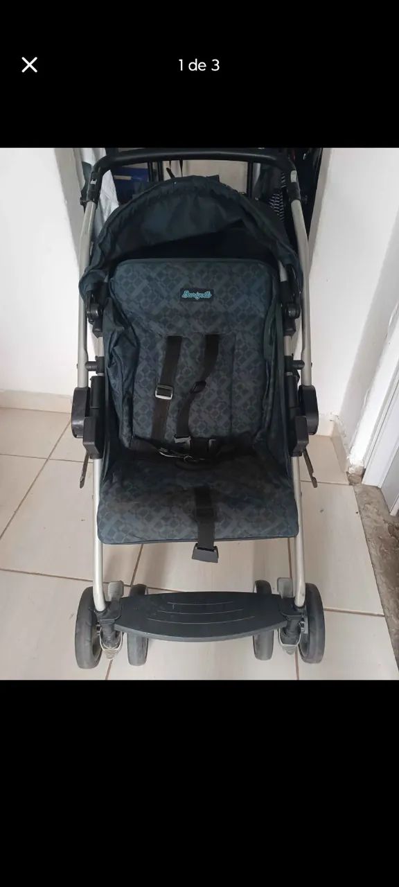 Carrinho de bebê suporta até 15kg - Foto 3