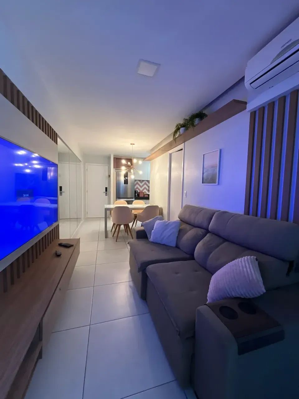 lindo quarto sala mobiliado no Time