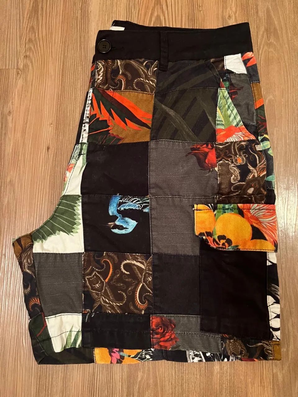 Bermuda Osklen patchwork - Foto 3