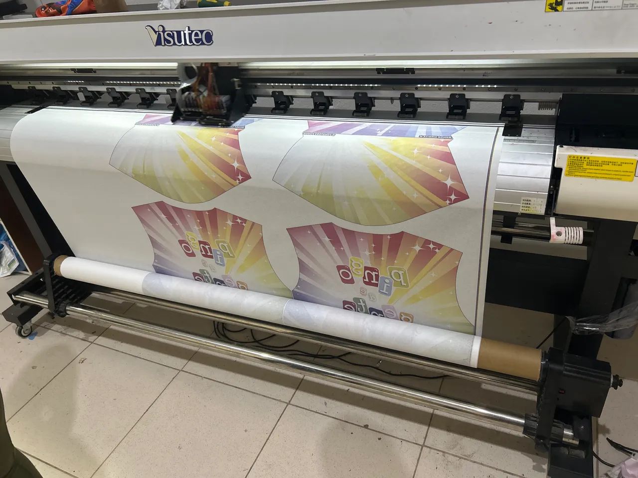 Plotter de impressao 1,80 xp600 eco solvente  - Foto 4