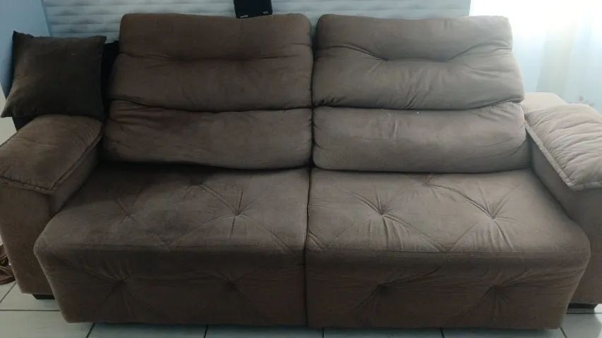 Sofá 2 lugares retrátil 