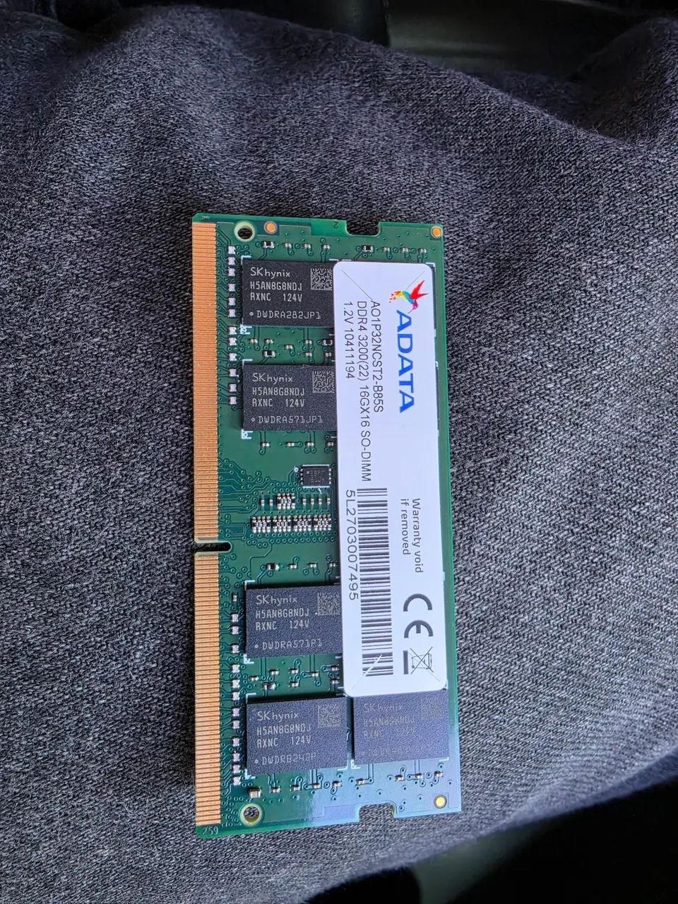 Memoria adata ram  16Gb notebook 