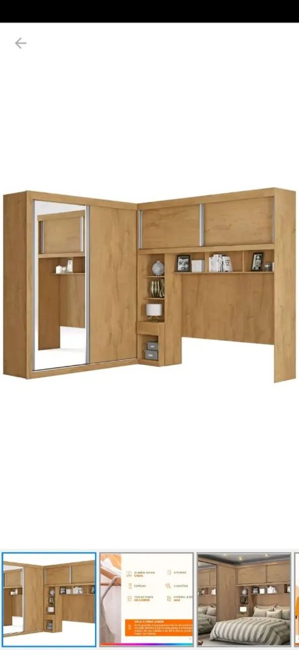 Guarda-roupa modulado casal
