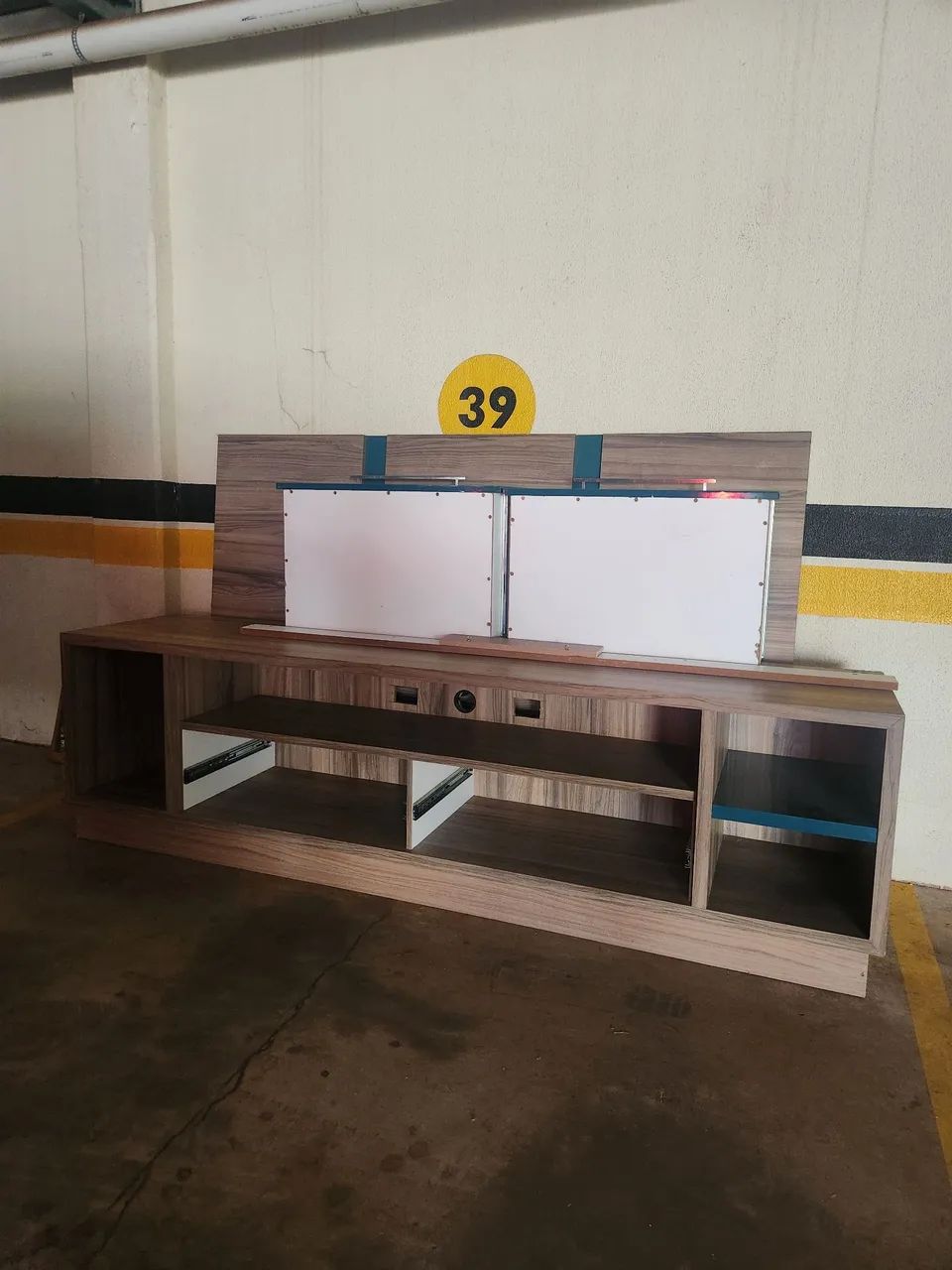 Rack e Painel MDF EXCELENTE ESTADO  - Foto 3