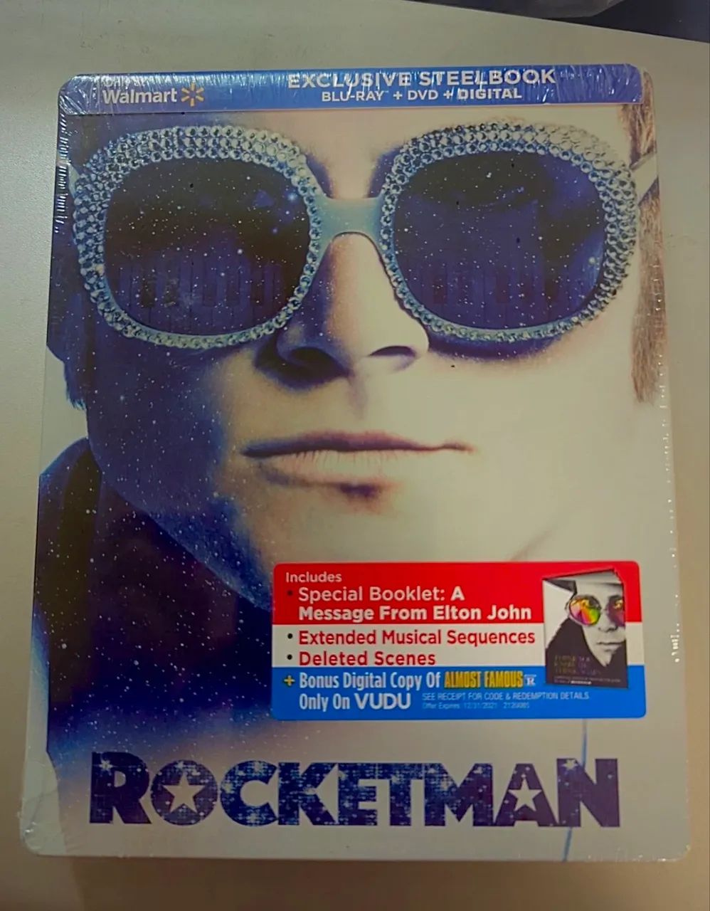 BLU-RAY Bluray STEELBOOK - ROCKETMAN - LACRADO - ELTON JOHN
