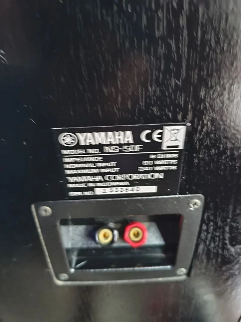 par de caixas yamaha Ns 50f - Foto 5