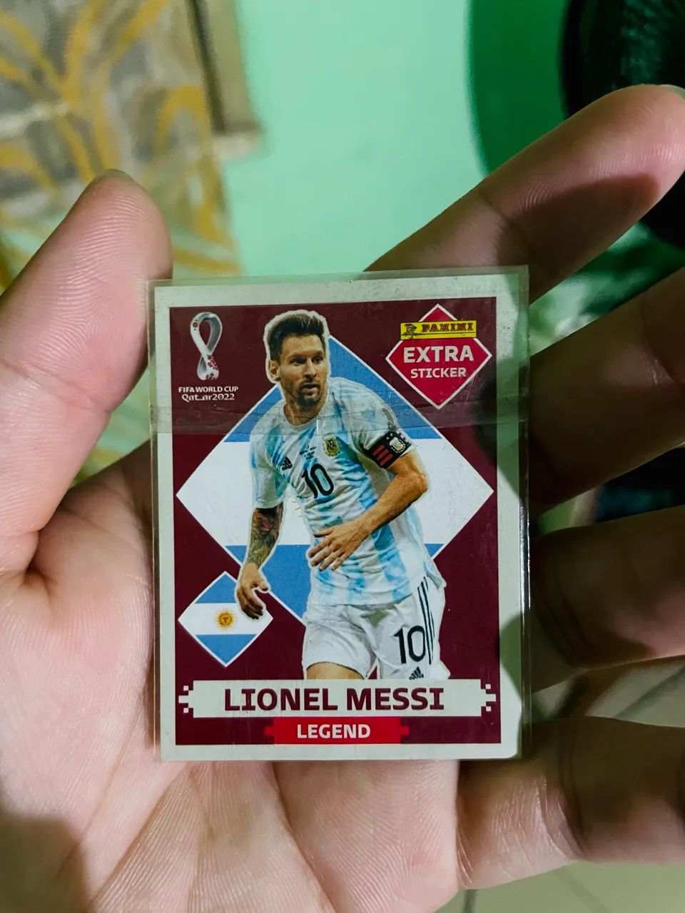 Figurinha Messi Legend Copa de 2022 ( única unidade )