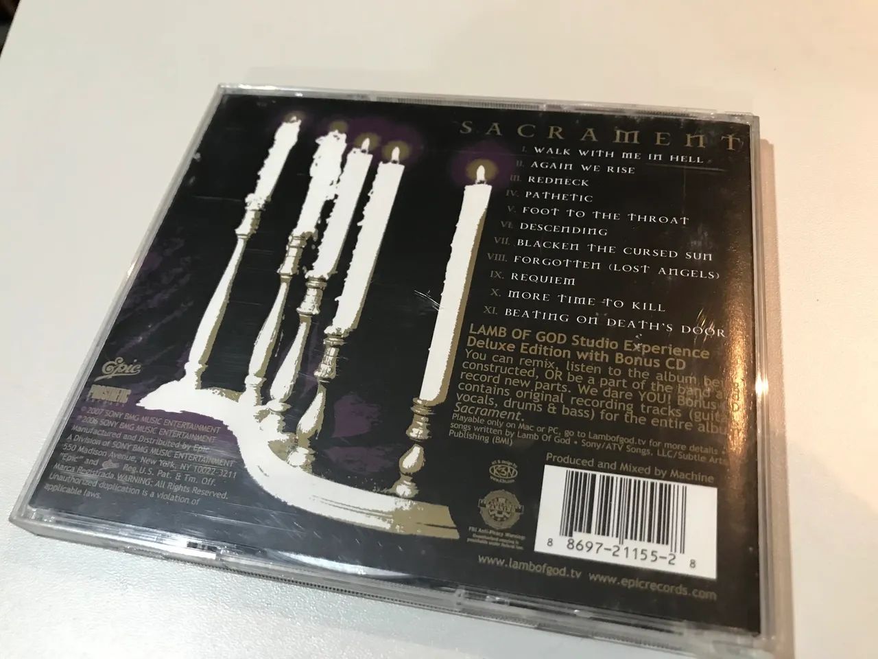 Cd raríssimo lamb of god - producer edition  - Foto 6