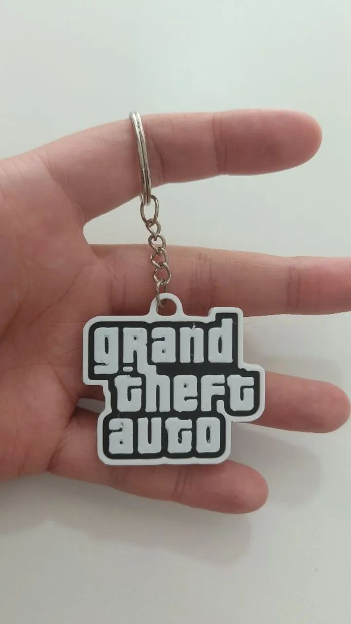 Chaveiro GTA Grand Theft Auto Impressão 3D - Foto 2