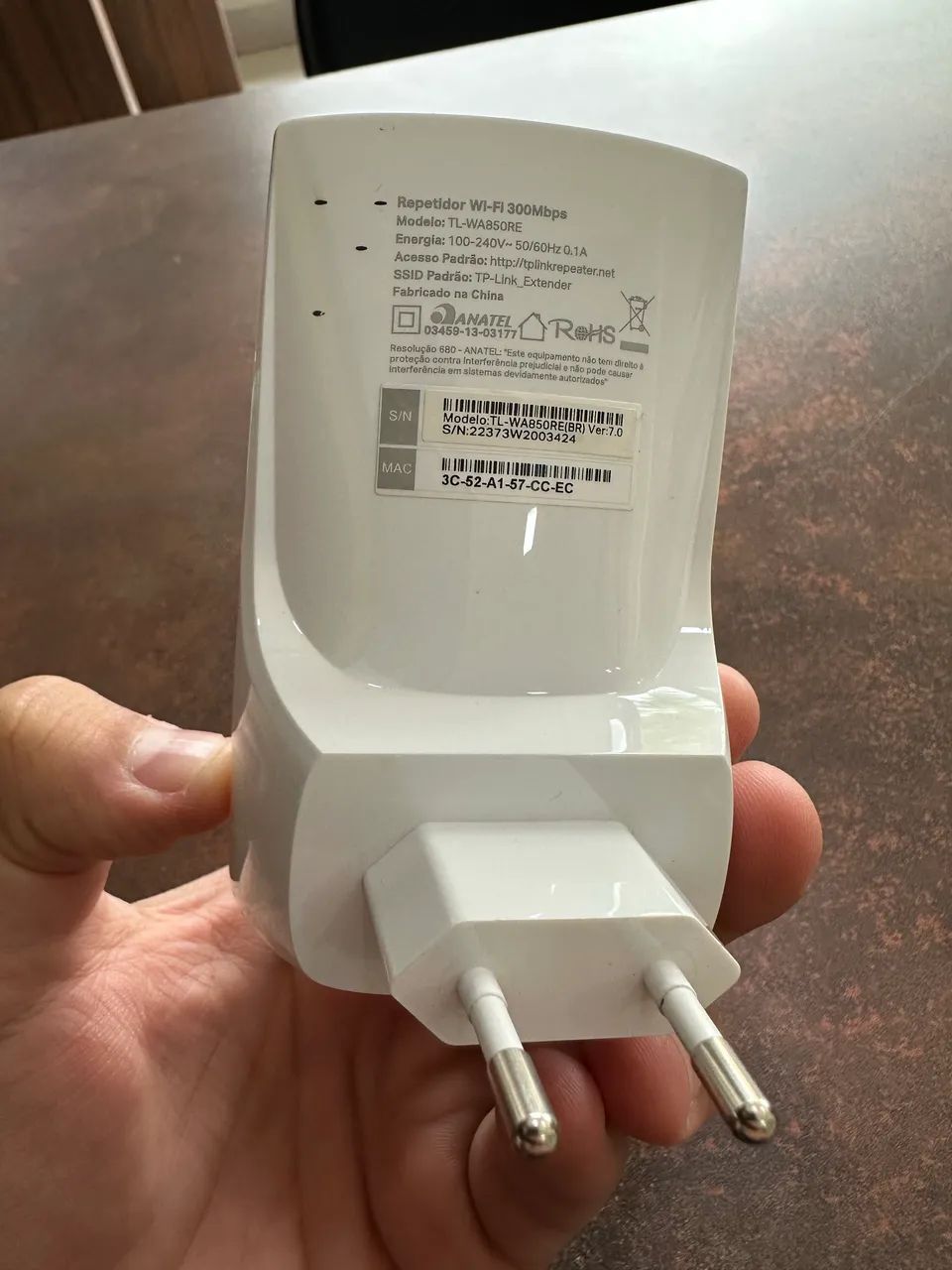 1 peça Repetidor Wi-Fi TPLink WA850RE 300mbs - Foto 2