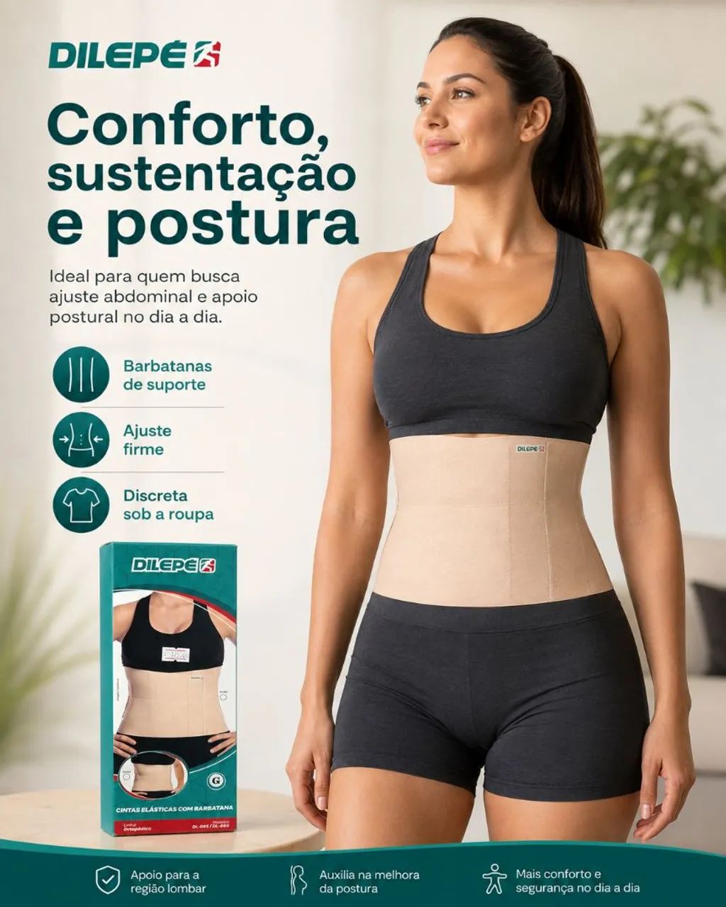 Cinta Correção Postural e Modeladora - Foto 3