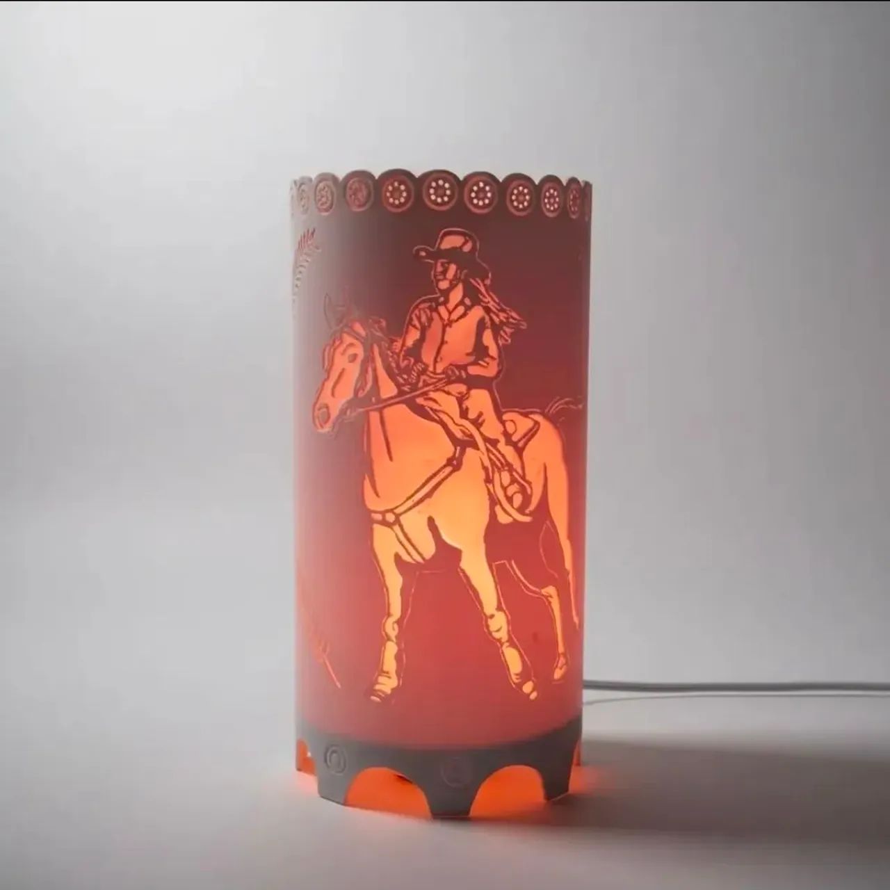 LUMINÁRIA DE PVC TEMA AGRONEGÓCIO 