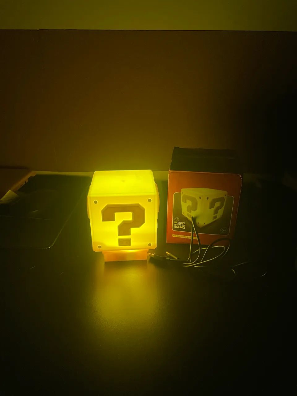Luminária Cubo Mario Bros com som - Foto 2