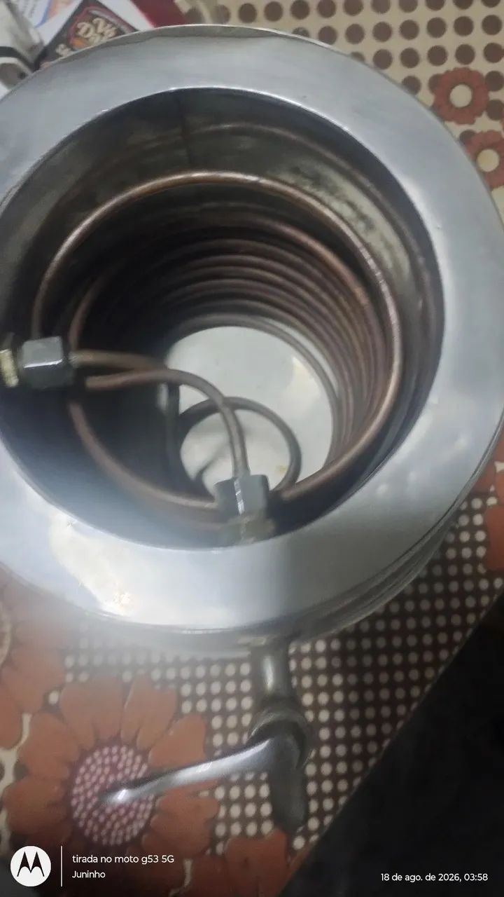 Choperia antiga relíquia de cobre por dentro e inox pôr fora  - Foto 4