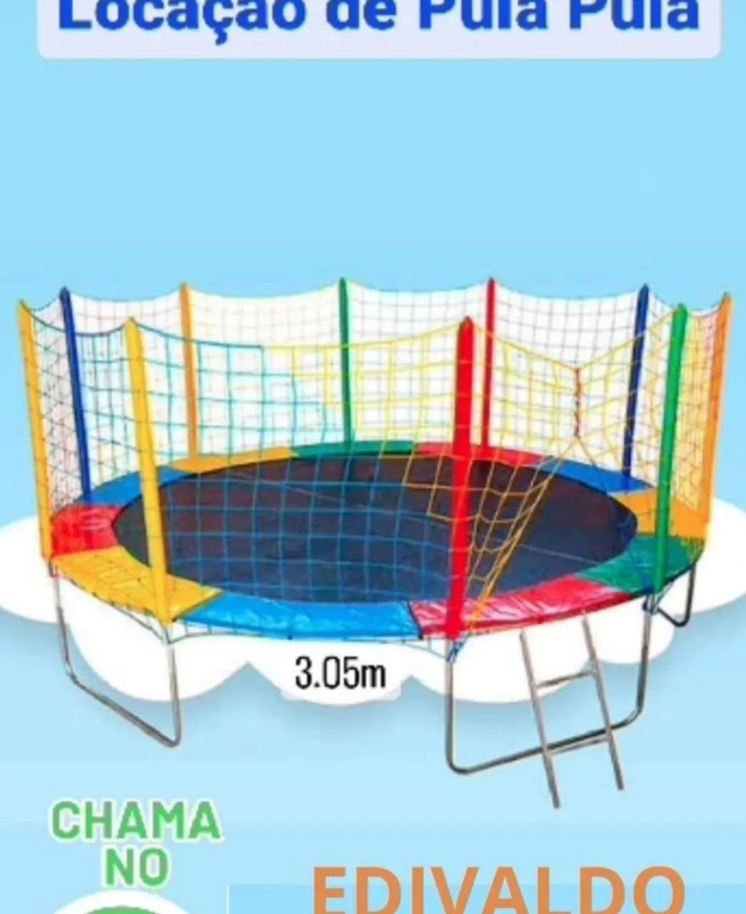 Cama Elástica - Pula Pula para alugar- 3m e 05cm - Foto 2