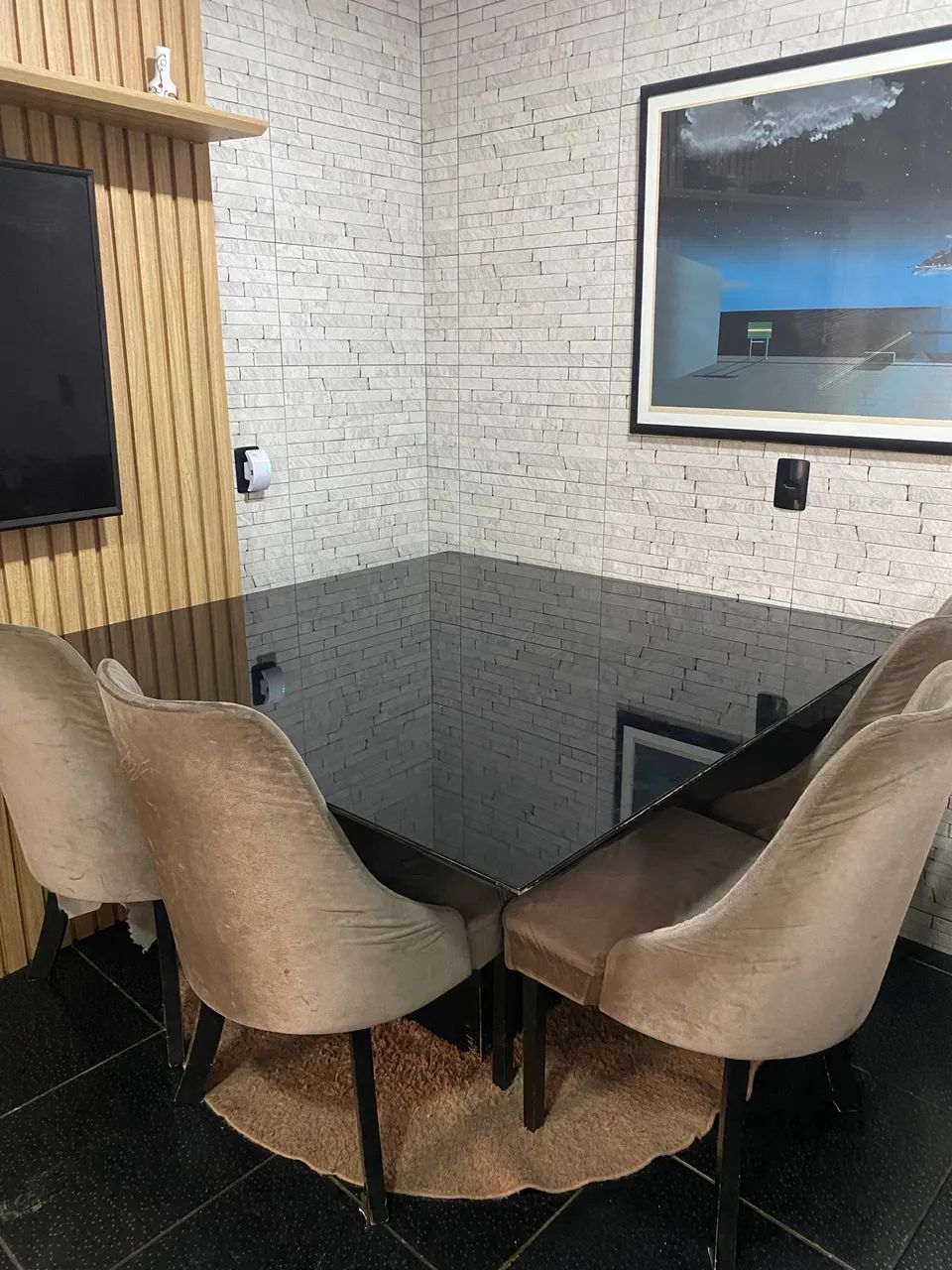 Vendo mesa de tampo de vidro  - Foto 5