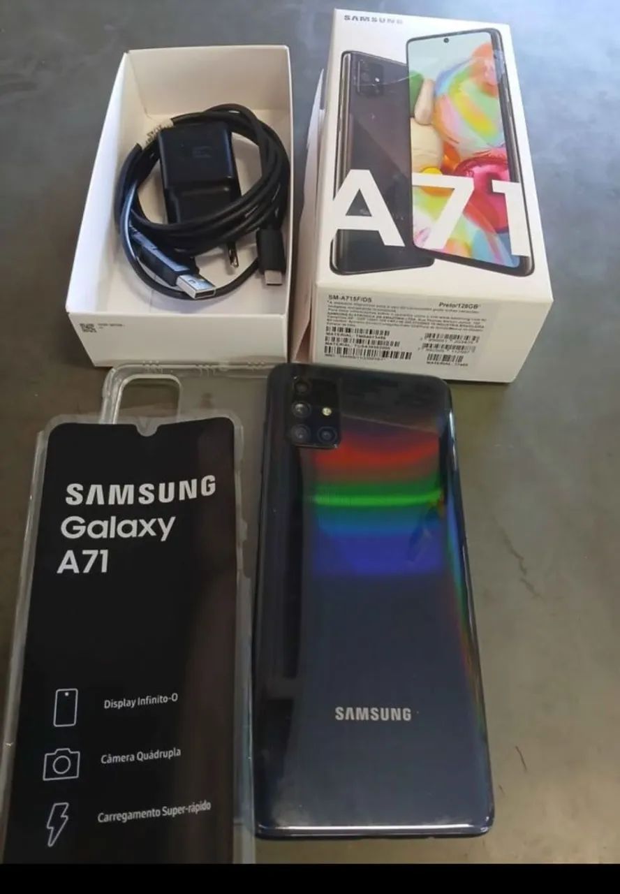 CELULAR A71 SEM DETALHE NA CAIXA COM NOTA DE COMPRA  - Foto 2