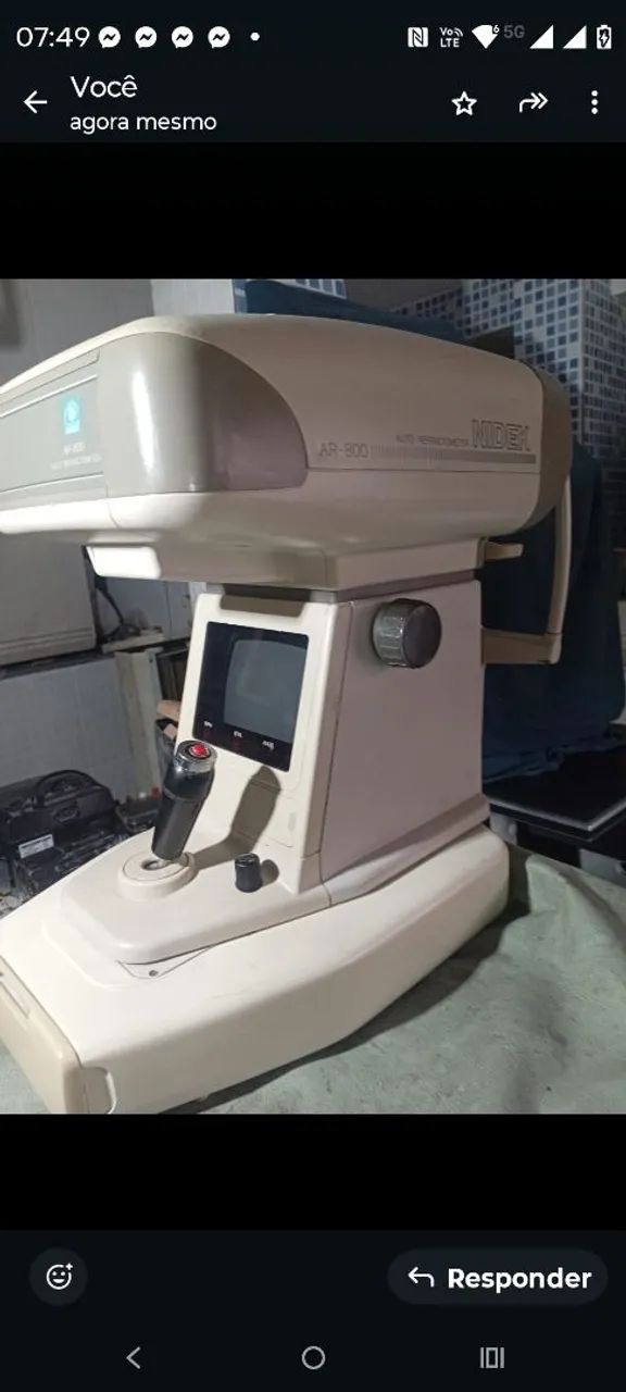 Auto refrator nidek ar 800 