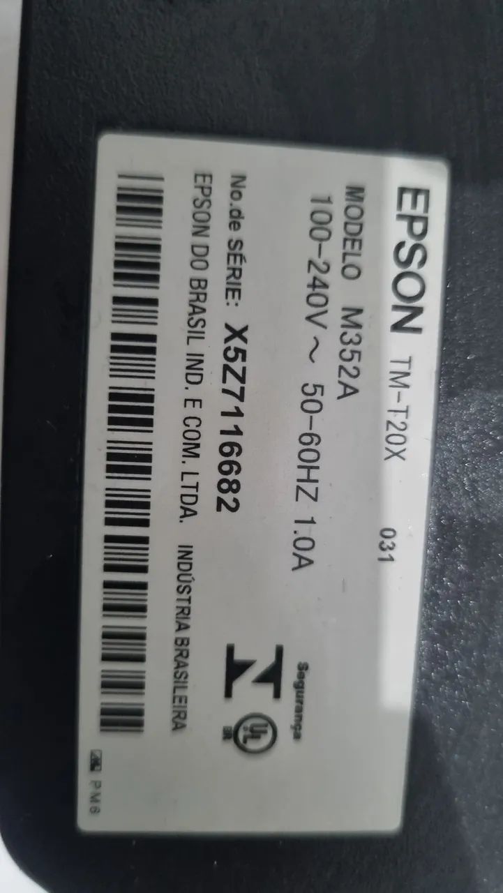 Impressora térmica Epson M352A403004397108613122